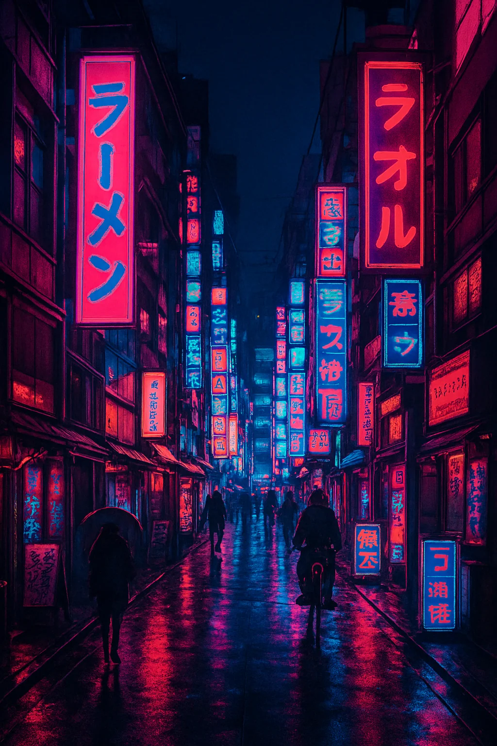 Neon Japanese street